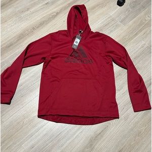 Adidas Men’s New With Tag Size Large Red Hooded Sweatshirt